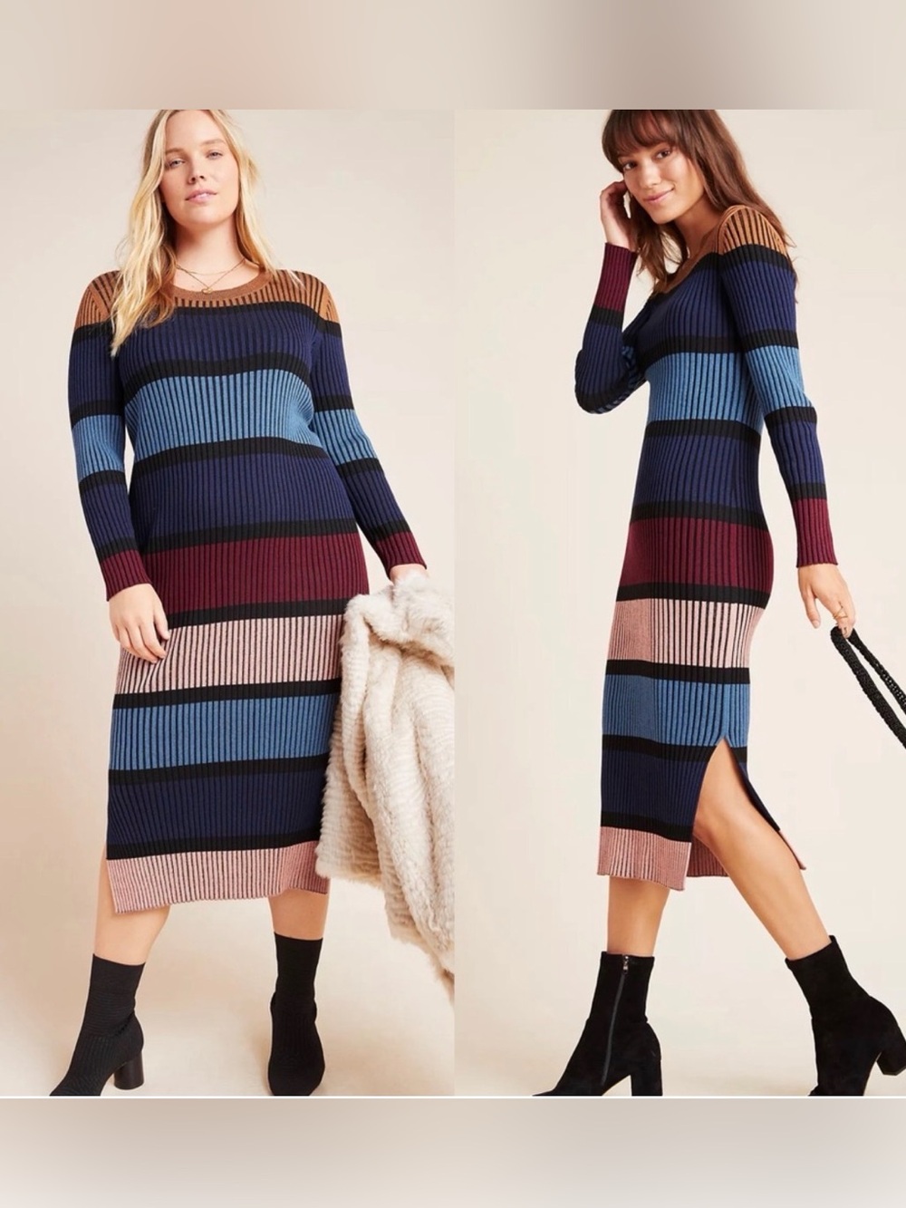 Lorna Midi Sweater Dress by Dolan Left Coast for Anthropologie - Size S